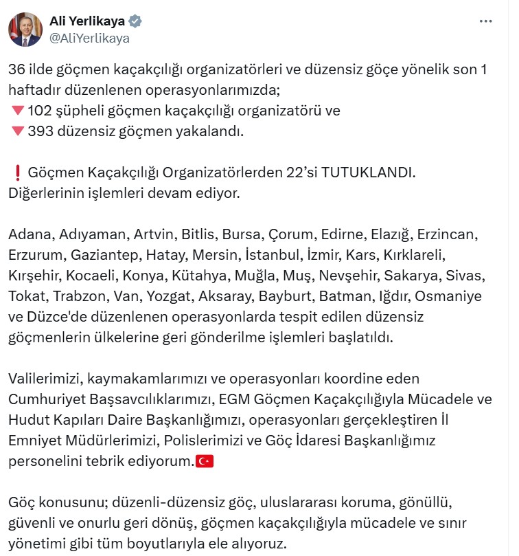 Ali Yerlikaya Açıklama-3