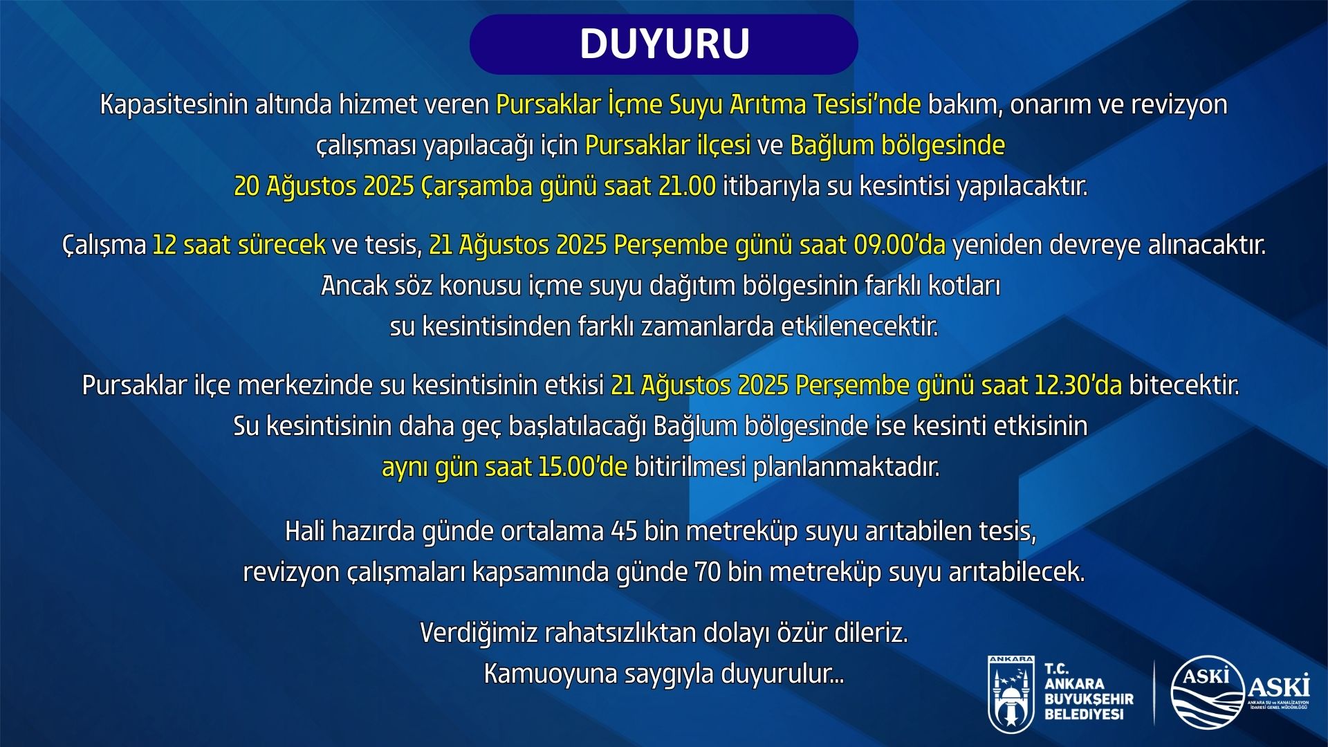 Ankara Su Kesintisi-1