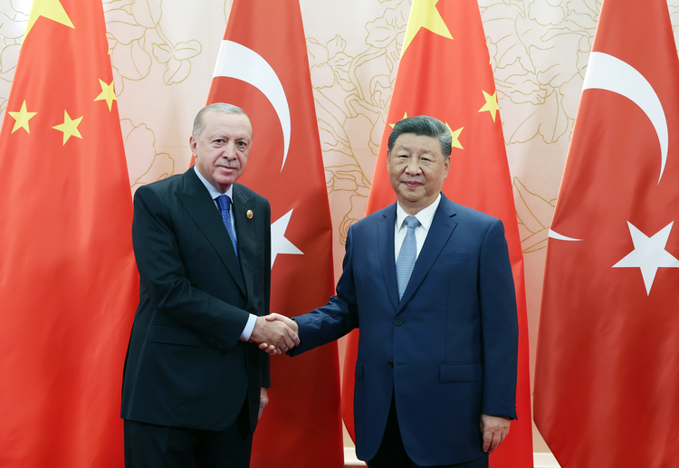 Cumhurbaşkanı Erdoğan Çin’de Şi Cinping Ile Bir Araya Geldi