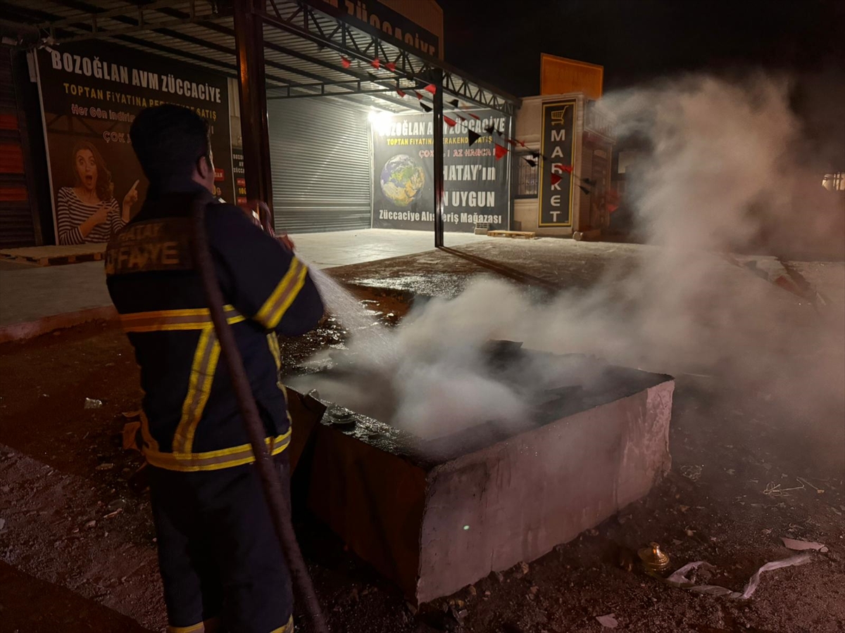 Hatay Yğmur Suyu Yangın2