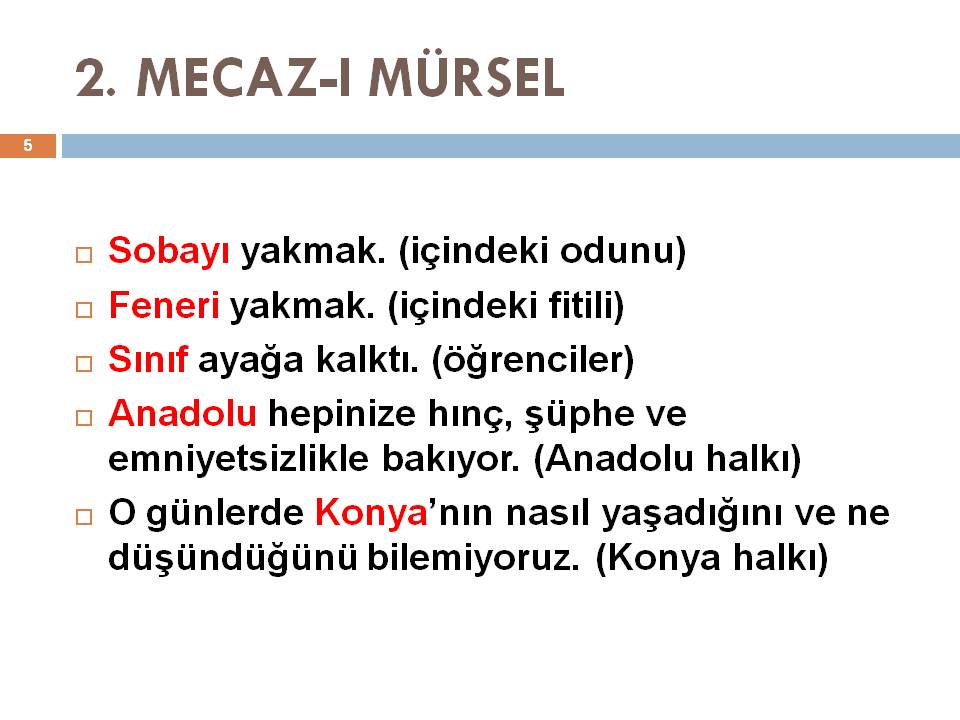 Mecazı Mürsel Nedir 3