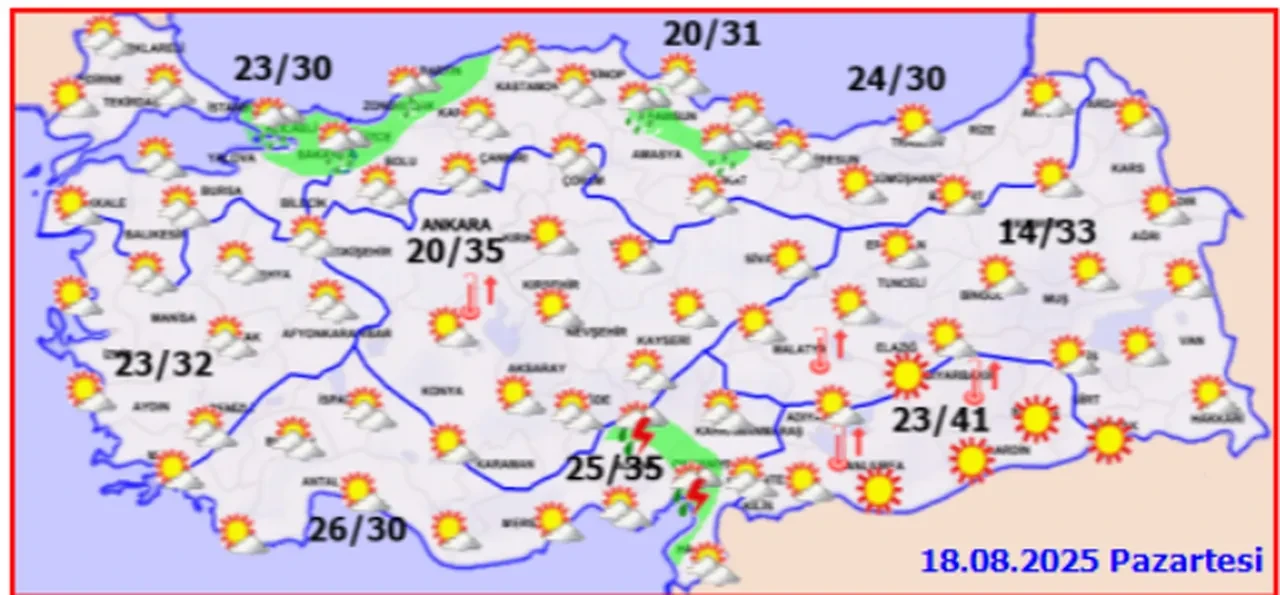 Meteoroloji Uyardı 19 Il Sağanak, 3 Il Rüzgarla Sarsılacak2