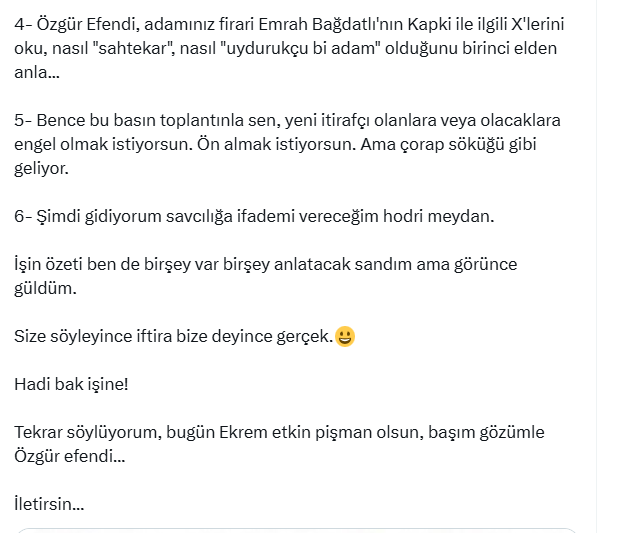 Mücahit Birinci Açıklama (2)