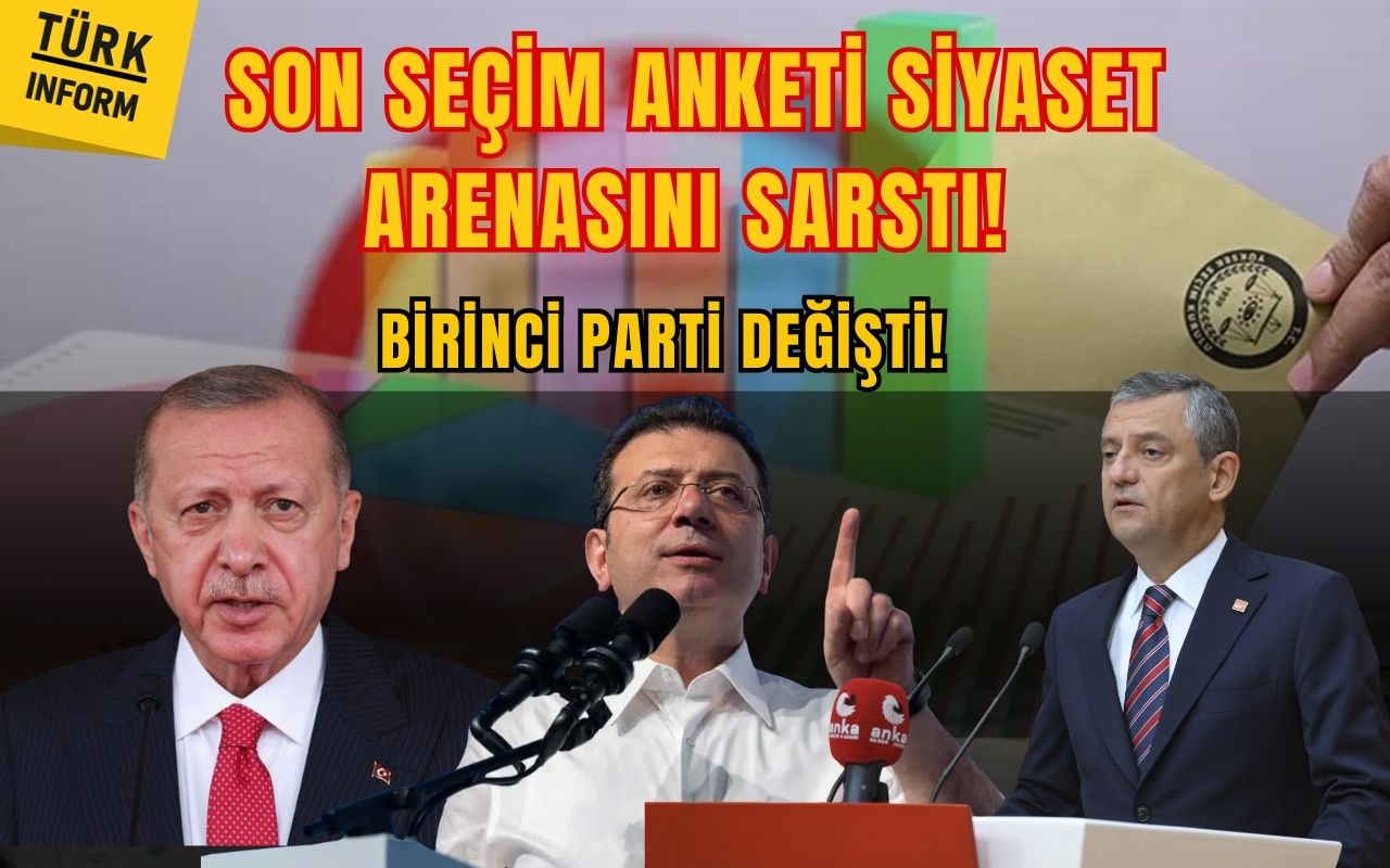 Son seçim anketi gündemi sarstı: Birinci parti uzun süre sonra ilk kez değişti!