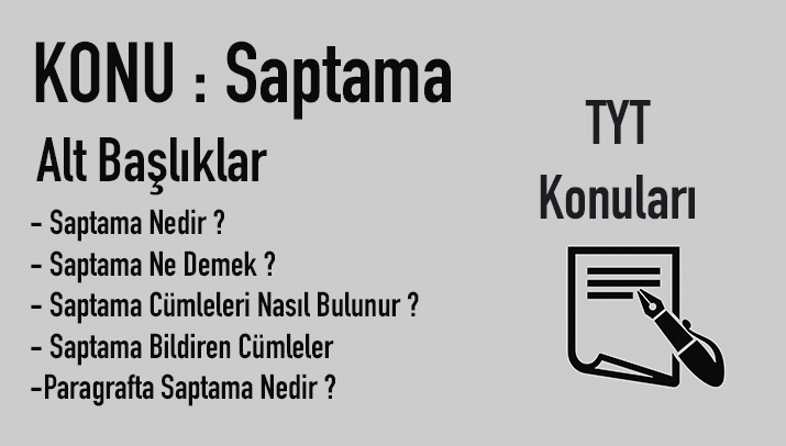 Saptama Nedir 4