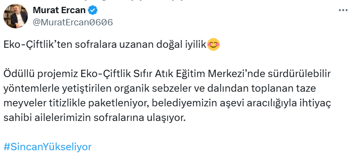 Sincan Belediyesi Eko Çiftlik