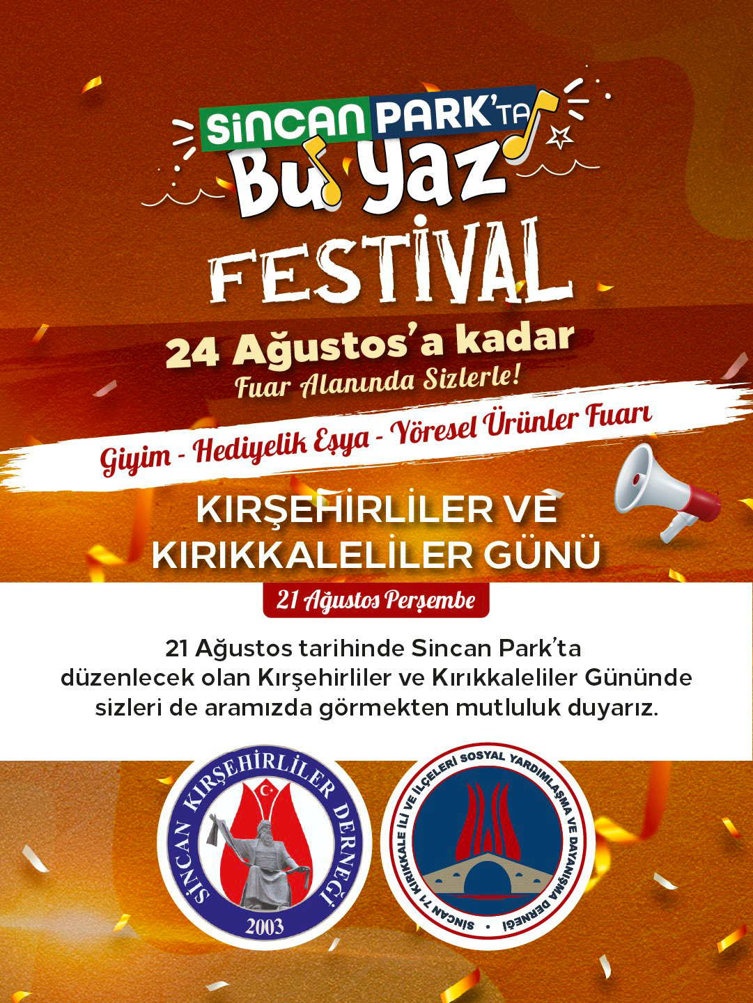 Sincan Park Konser Kırıkkaleliler Günü