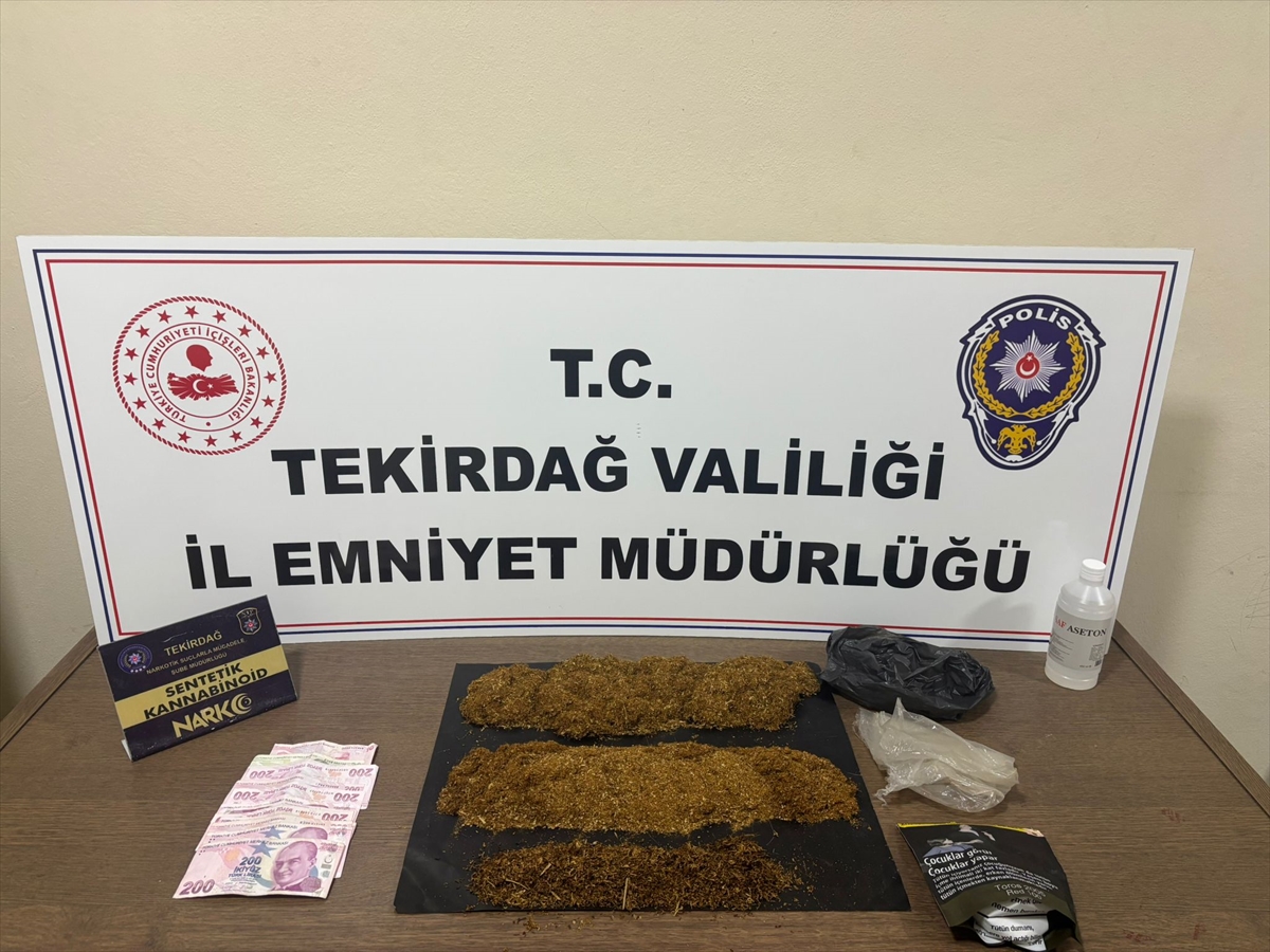 Tekirdağ Uyuşturucu Tutuklama