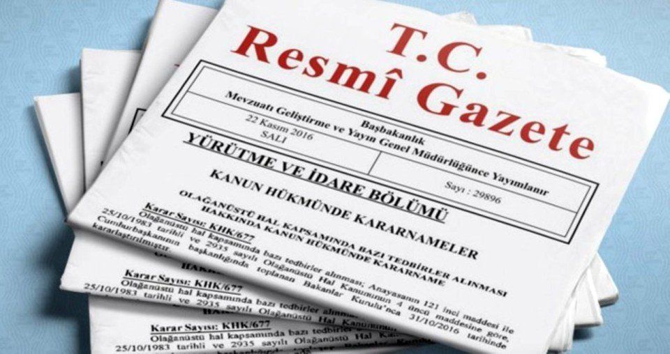 18 Eylül 2025 Resmî Gazete Kararları