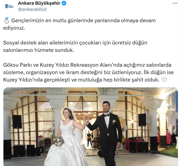 Ankara Düğün Sosyal Destek