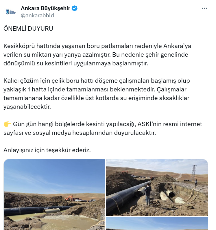 Ankara Su Kesintisi-2