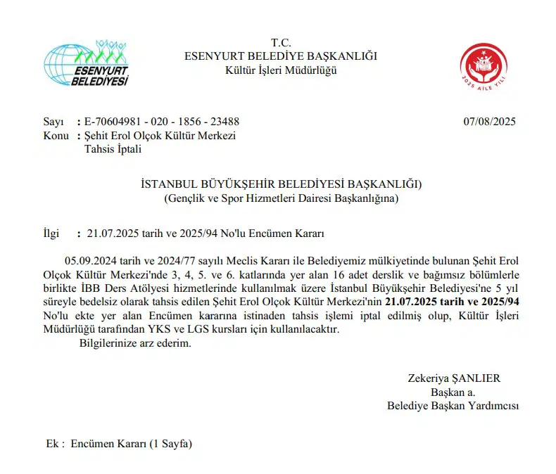 Binlerce Öğrenci Yararlanıyordu! Kayyum Yönetimi Esenyurt’ta O Kapıları Kapattı