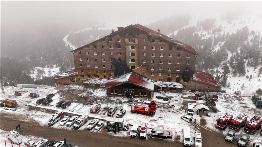 Bolu Otel Yangın