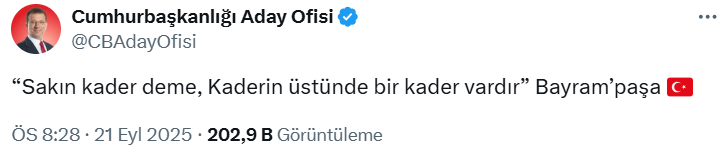 Cumhurbaşkanliği Aday Ofi̇si̇ Twi̇tter