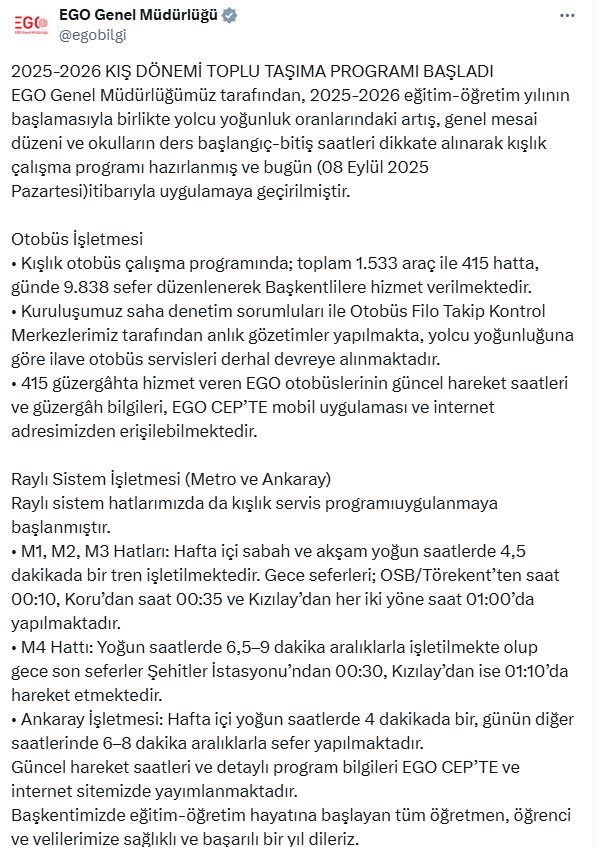 Ego Genel Müdürşlüğü