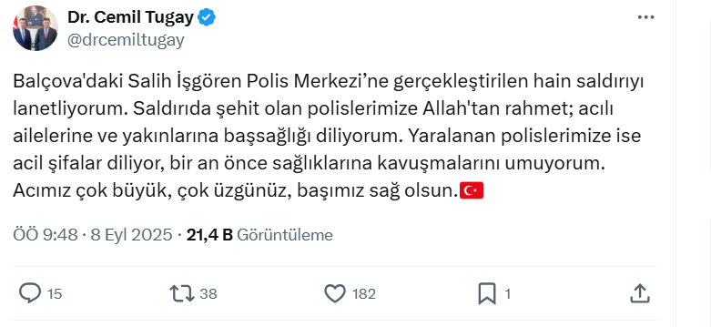 Izmir Saldırı Açıklama