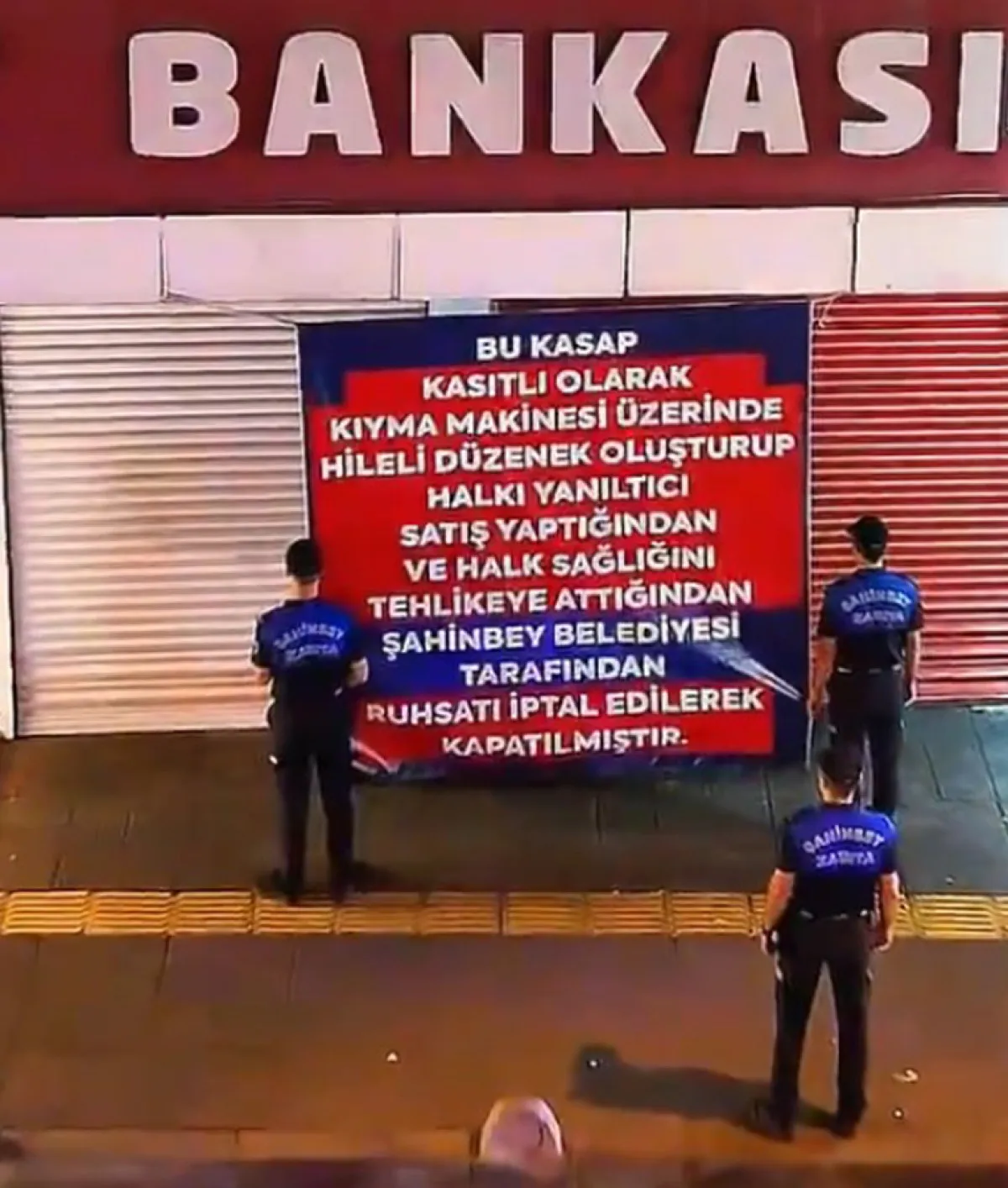 Kasap Kapatılması