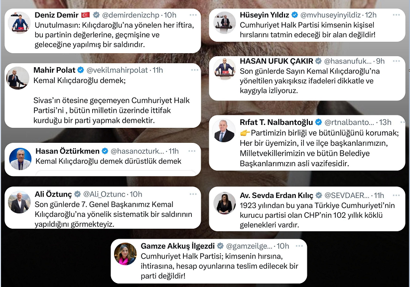 Kemal Kılıçdaroğlu Destek Tweetleri