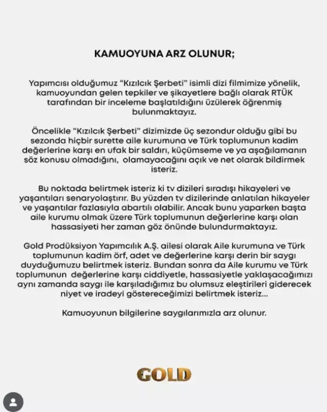 Kızılcık Şerbeti Açıklama