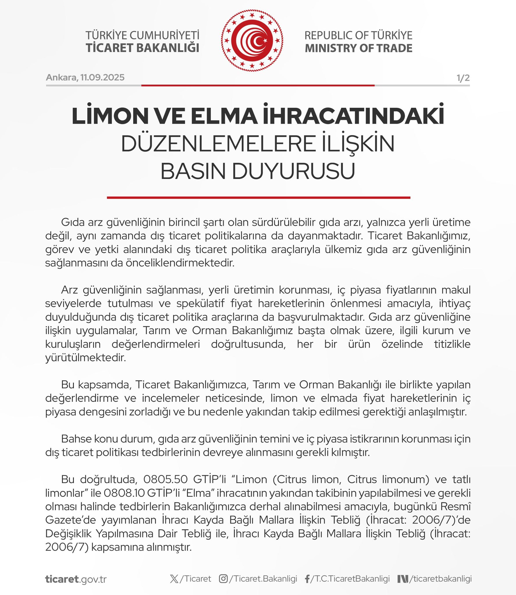 Limon Elma Izin 1