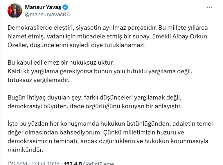 Orkun Özeller Mansur Yavaş