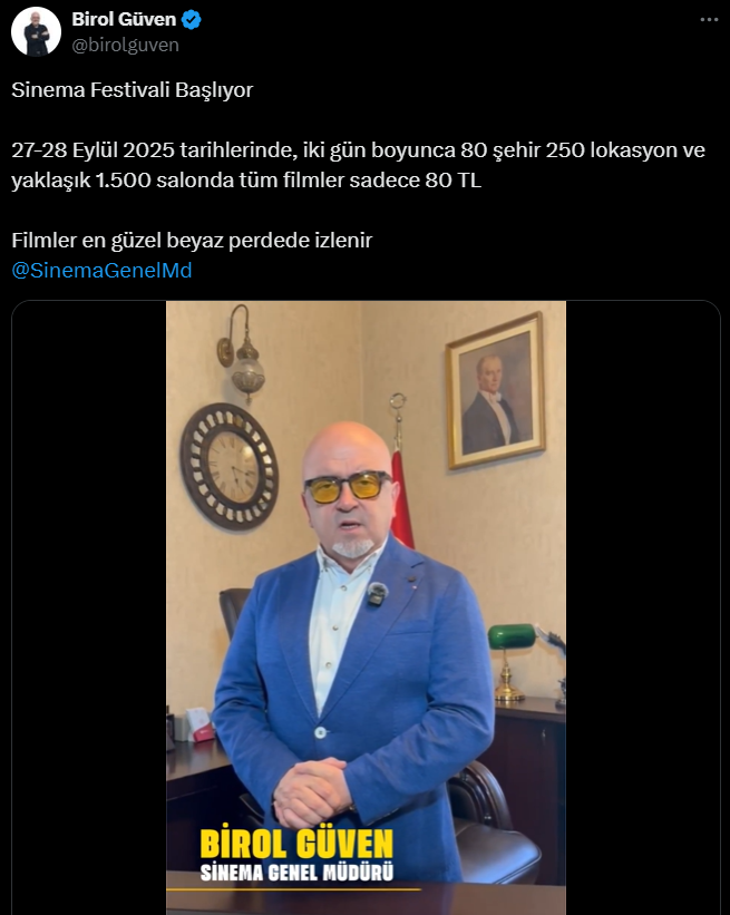 Sinema Tutkunlarına Dev Fırsat Biletler Sadece 80 Lira
