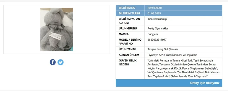 Ticaret Bakanligi Duyurdu Bu Unlu Markanin Oyuncagi Acilen Toplatiliyor Sebebi Herkesi Korkutt 2-1