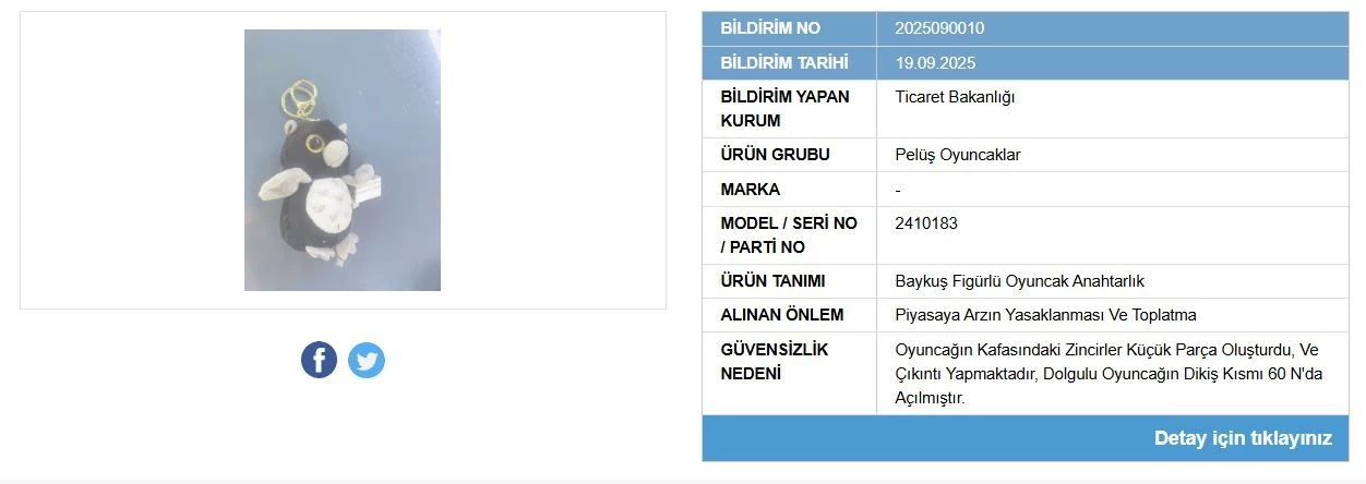 Ticaret Bakanlığı Tek Tek Ifşa Etti! O Ürünler Toplatılıyor4