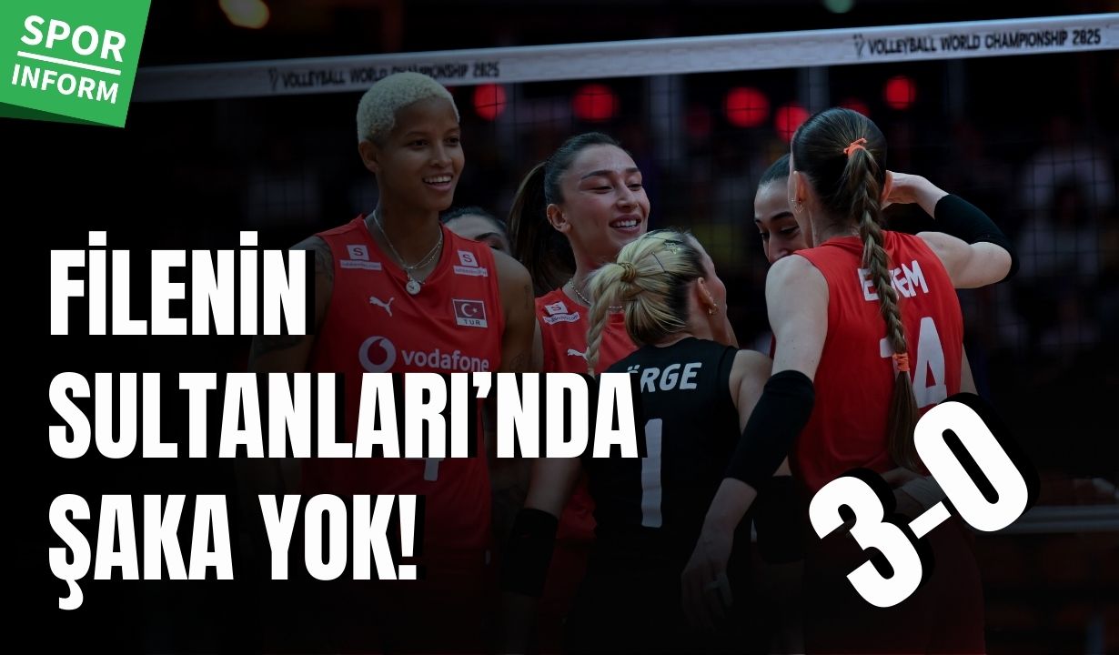 Filenin Sultanları çeyrek finalde! Slovenya’yı set vermeden geçti