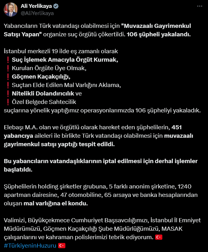 Yabancılara Sahte Vatandaşlık Sağlayan Çete Çökertildi1