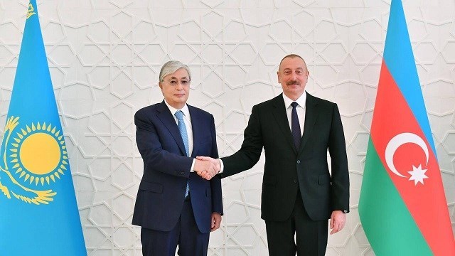 Aliyev Ve Kazakistan Cumhurbaşkanı