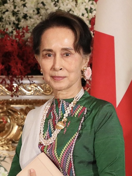 Aung San Suu Kyi At The Enthronement Of Naruhito (1)