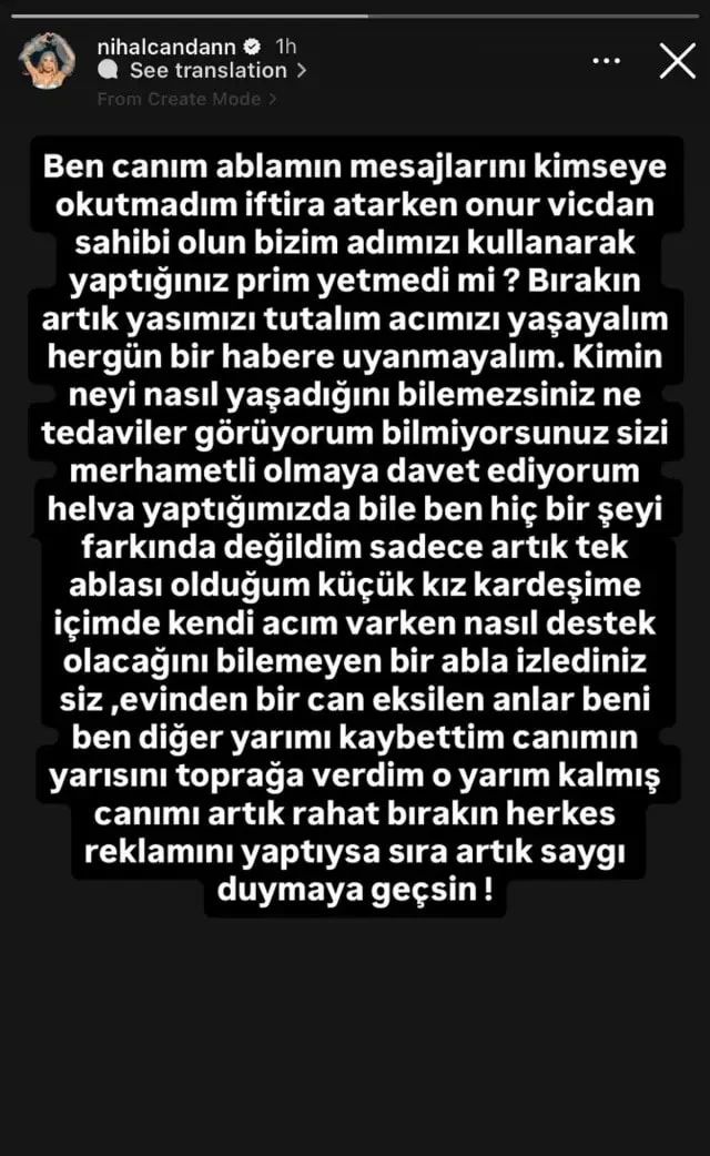 Bahar Candan Açıklama