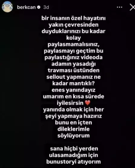 Berkcan Enes Açıklama
