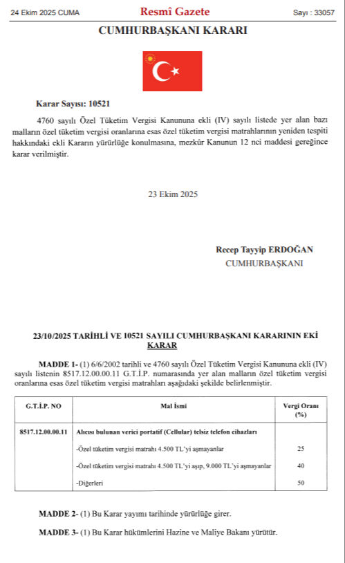 Cep Telefonlarında Ötv Düzenlemesi! Fiyatlar 1.000 Lira Düşüyor İşte Ucuzlayacak Modeller 1