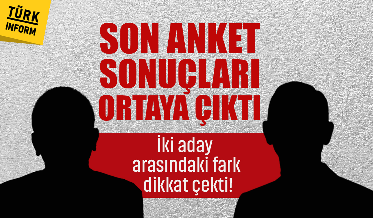 Cumhurbaşkanlığı anket sonuçları ortaya çıktı: İki aday arasındaki fark dikkat çekti!