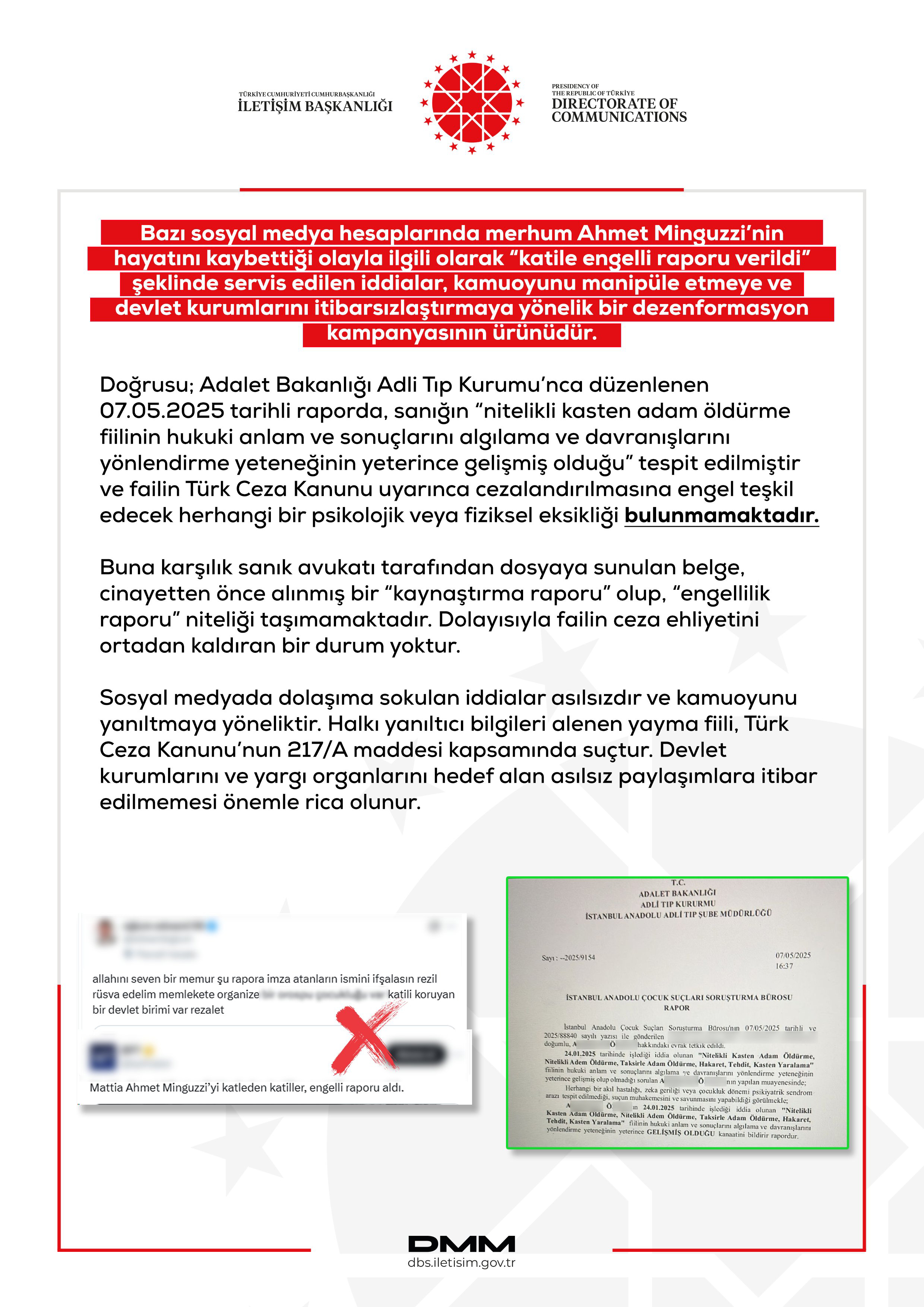 Dmm Minguzzi Açıklama