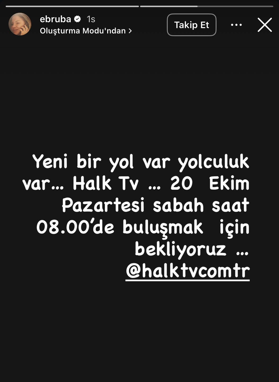 Ebru Baki Açıklama