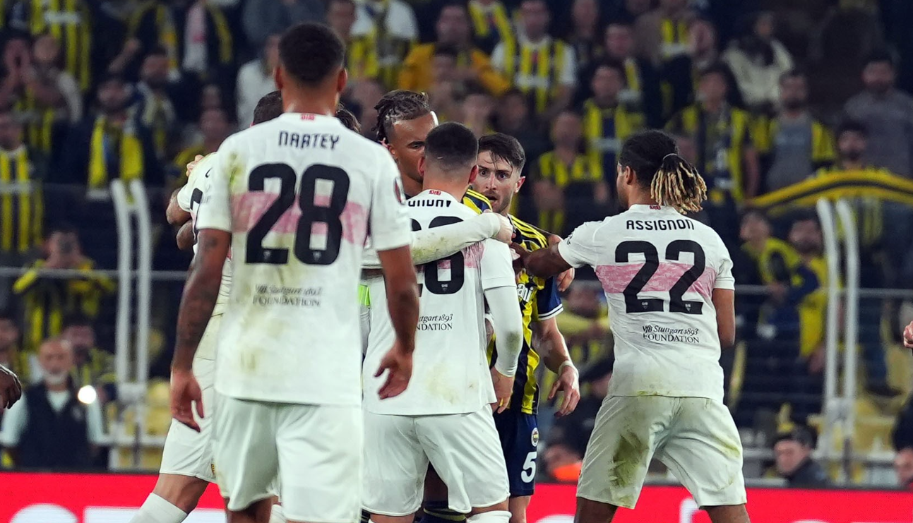 Fenerbahçe Stuttgart Maç Sonu Kavga 2