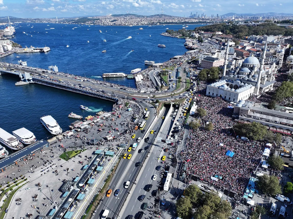 Gazze Kararlılık Yürüyüşü Türkiye Genelinde Gerçekleştirildi 2