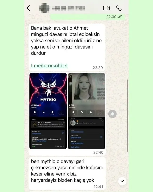 Minguzzi Davası Tehdit