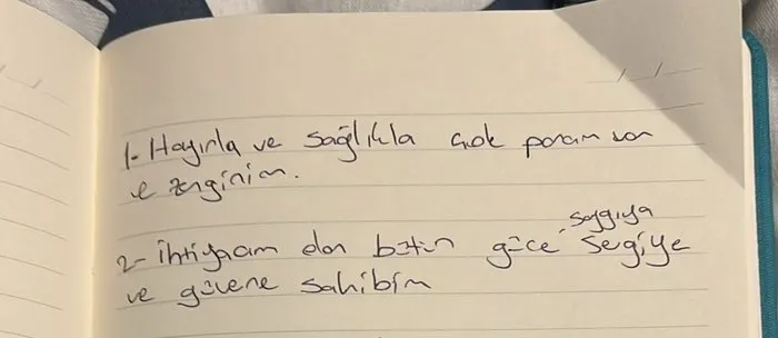Semanur Arslan Notu