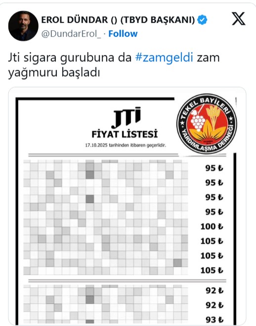 Sigaraya Zam Üstüne Zam! Artık 100 Liranın Altında Paket Kalmadı