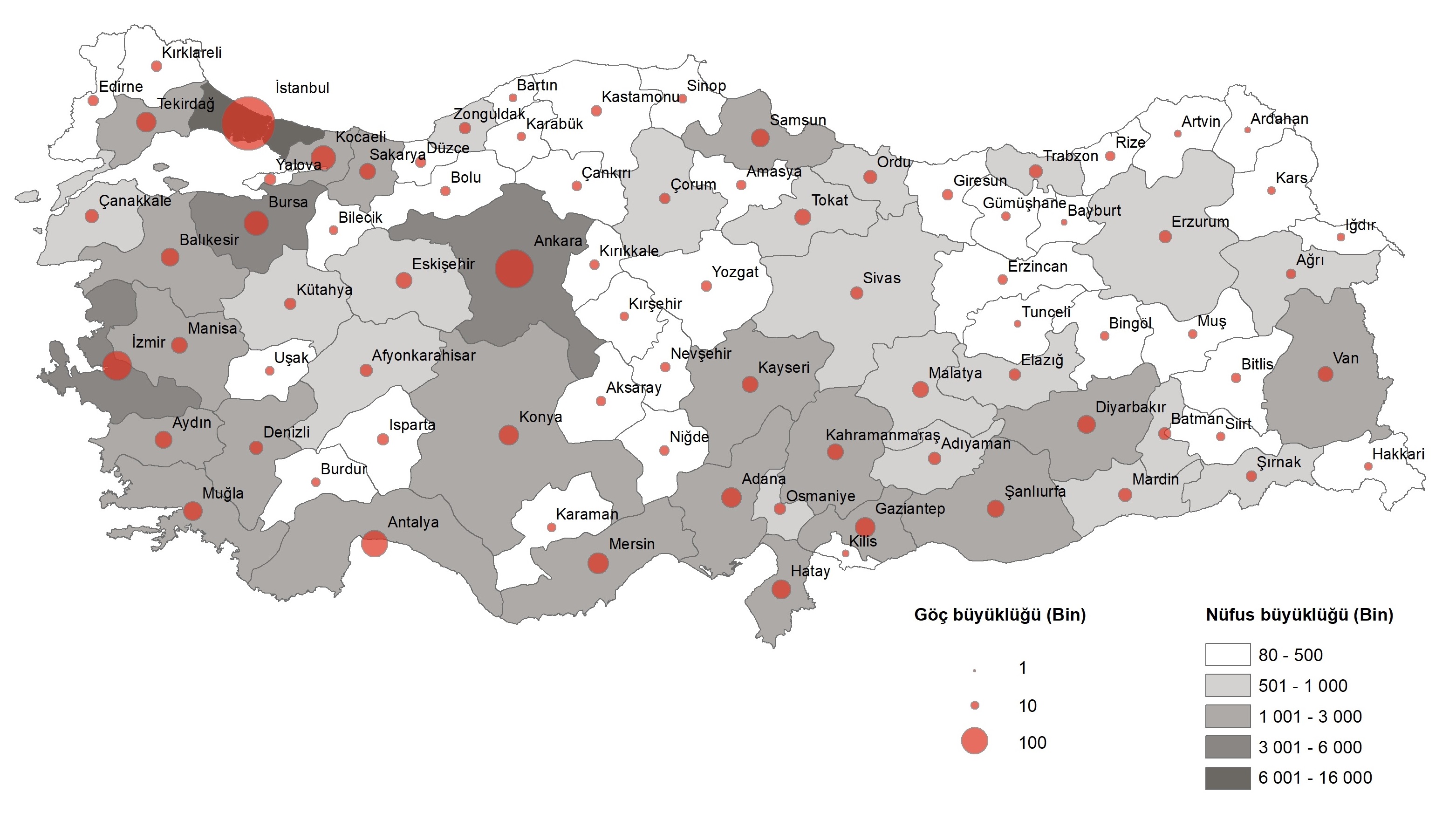 Türkiye’de Göç Hareketliliği İstanbul Hem Göç Aldı Hem Göç Verdi1