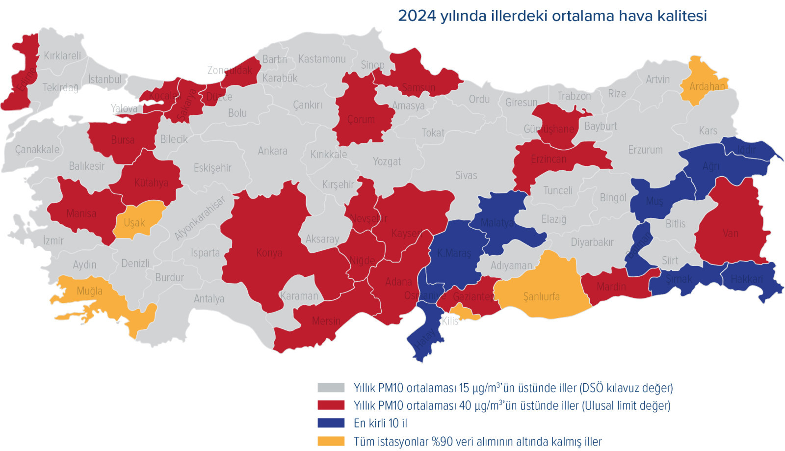 Türkiye'nin Hava Kirliliği Raporu Açıklandı-1