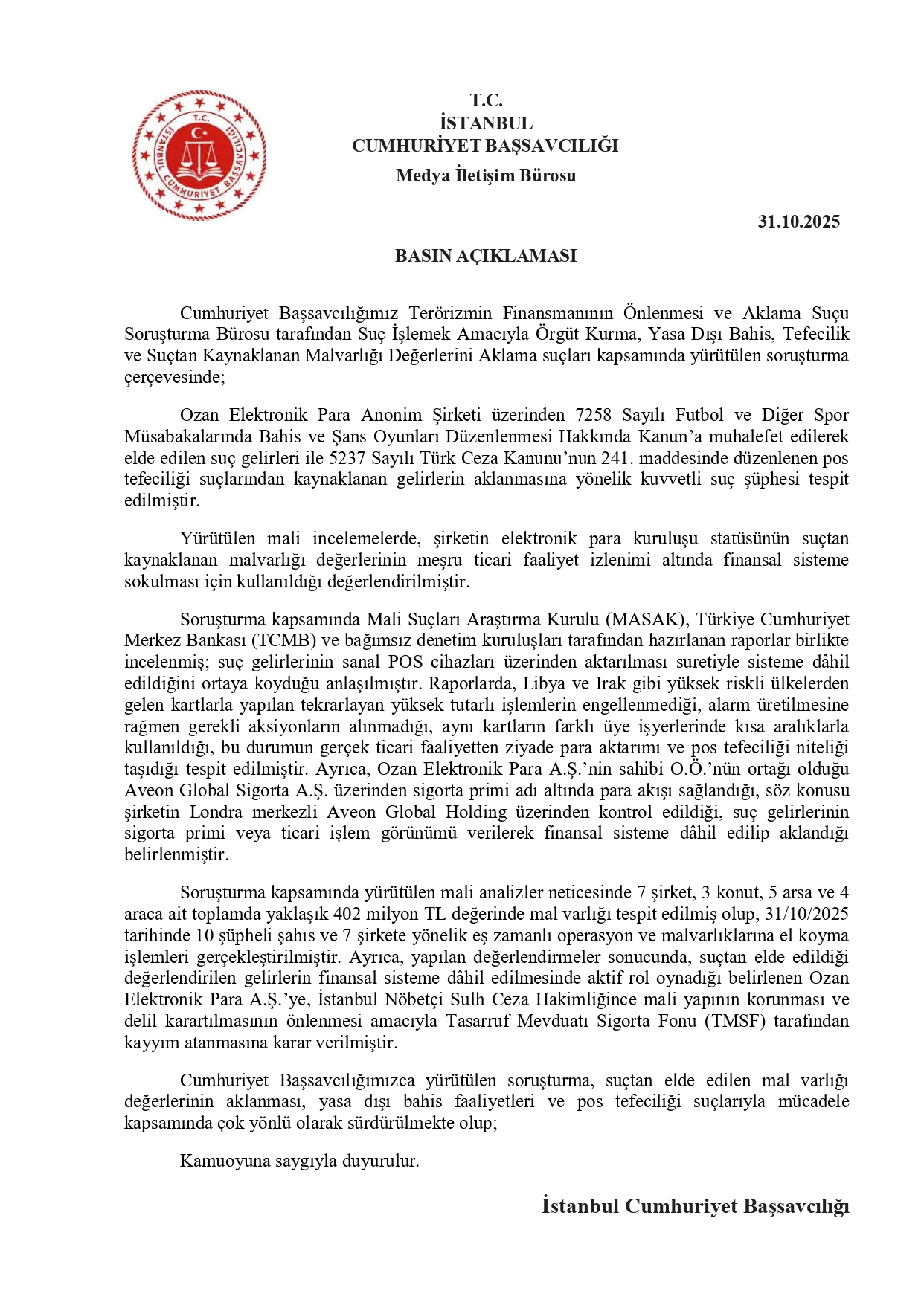 Yasa Dışı Bahis Operasyonu 7 Şirkete Soruşturma, 10 Gözaltı 2