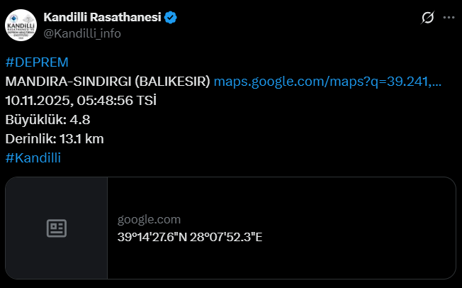 3Balıkesir’de Art Arda Depremler! Gece Boyu Sallandı