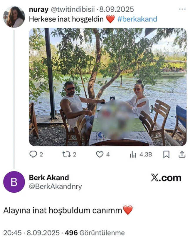 Berk Akand Tweet