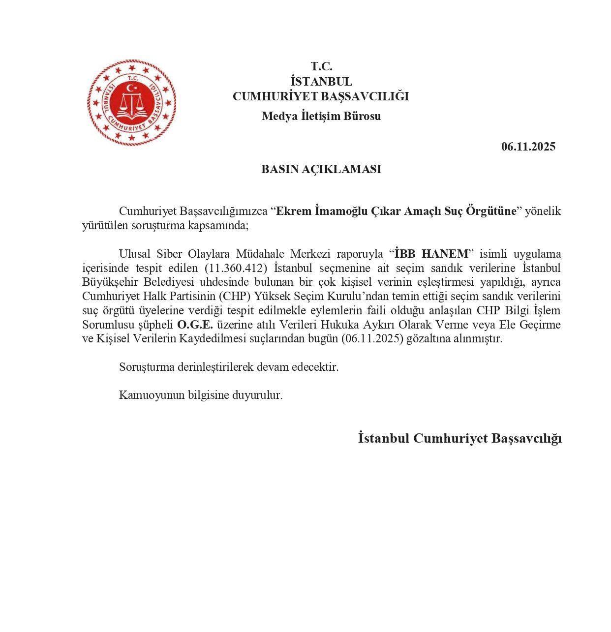 Chp Bilgi Işlem Sorumlusu