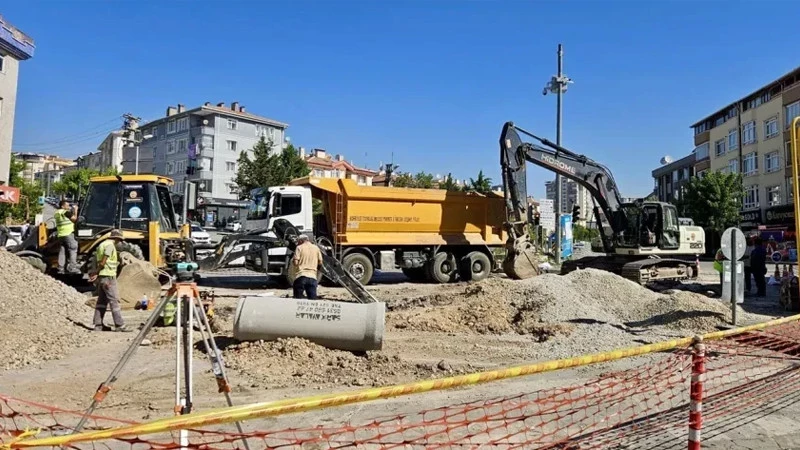 Etlik Caddesi’nde Yol Çalışması! 11 Ego Hattı Güzergah Değiştirdi1
